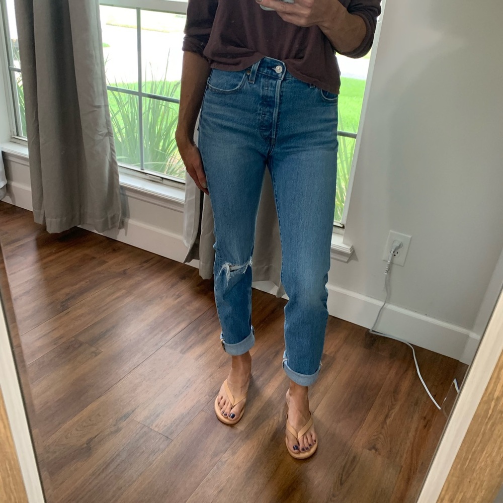 Levi’s 501 original high waisted Jean